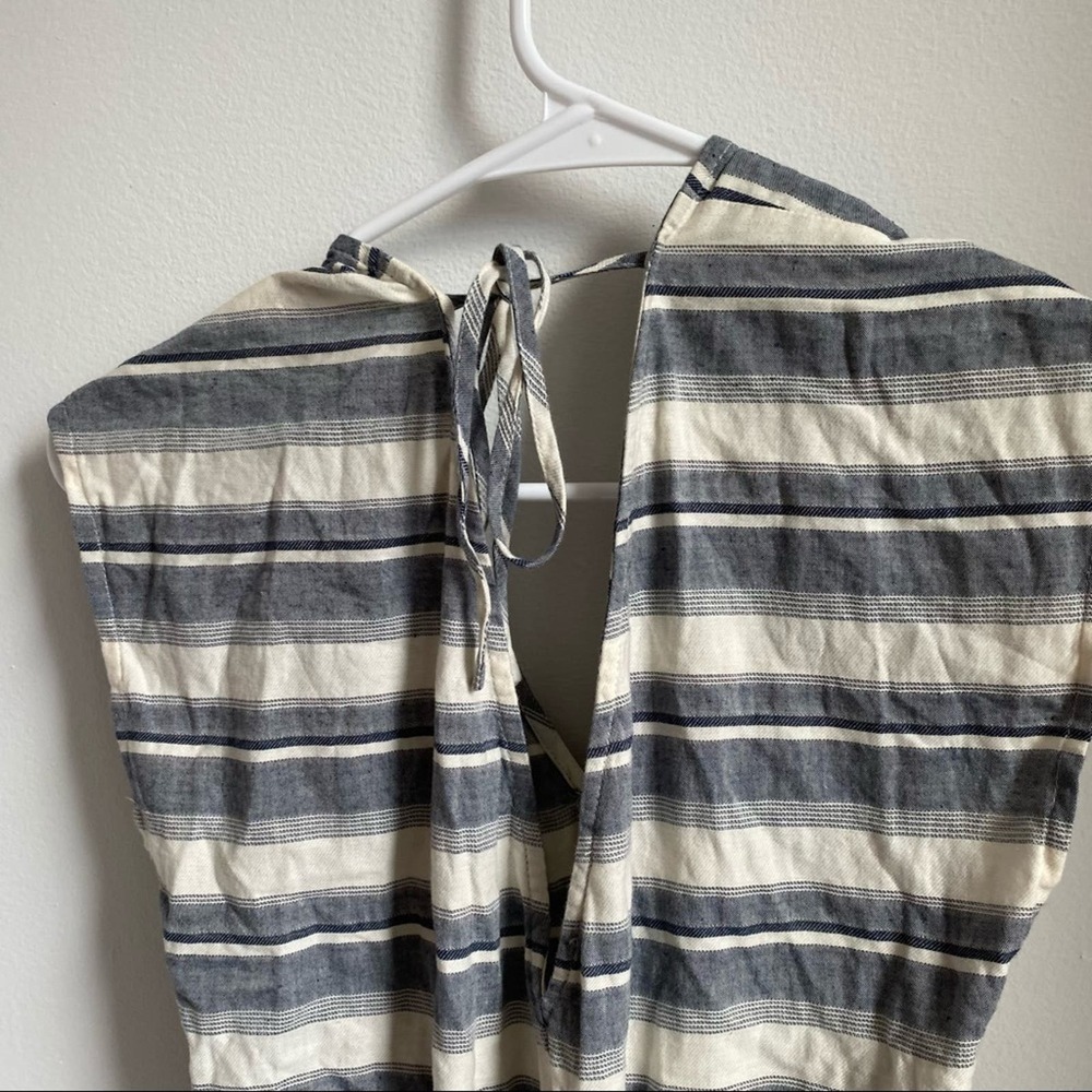 Madewell Blue/White Striped Yucatán Romper - Picture 5 of 9